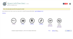 Desktop Screenshot of gvsu.spanishchecker.com